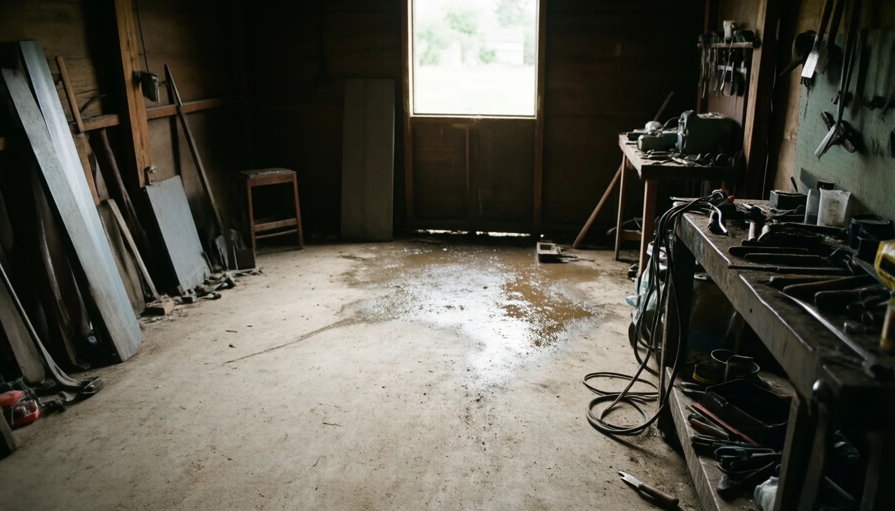 Hardwood Floor Drying